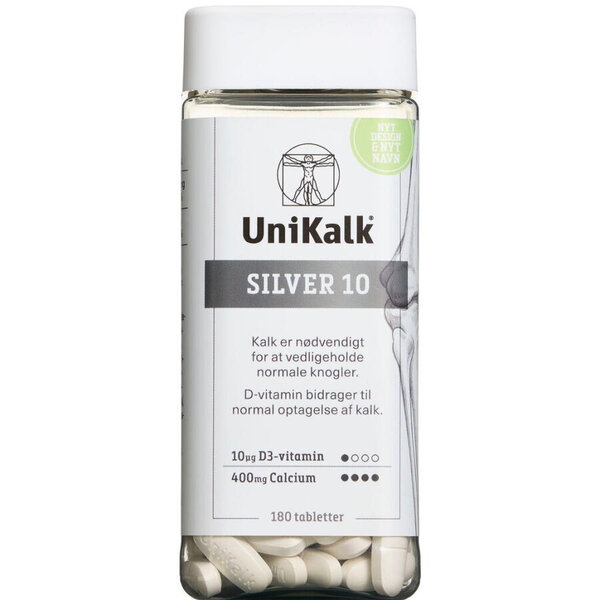 Unikalk Silver Tabletter (180 stk.)