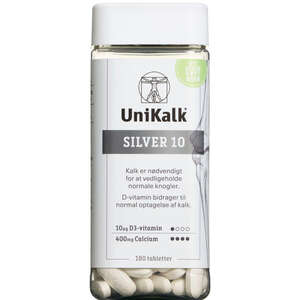 Unikalk Silver Tabletter (180 stk.)