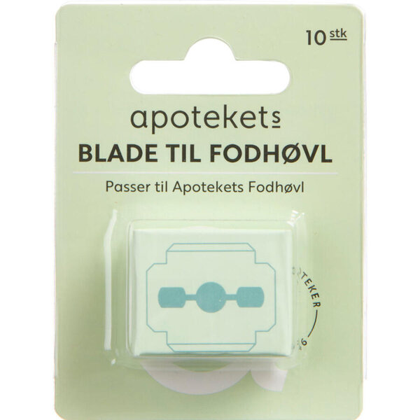 Apotekets Blade til Fodhøvl