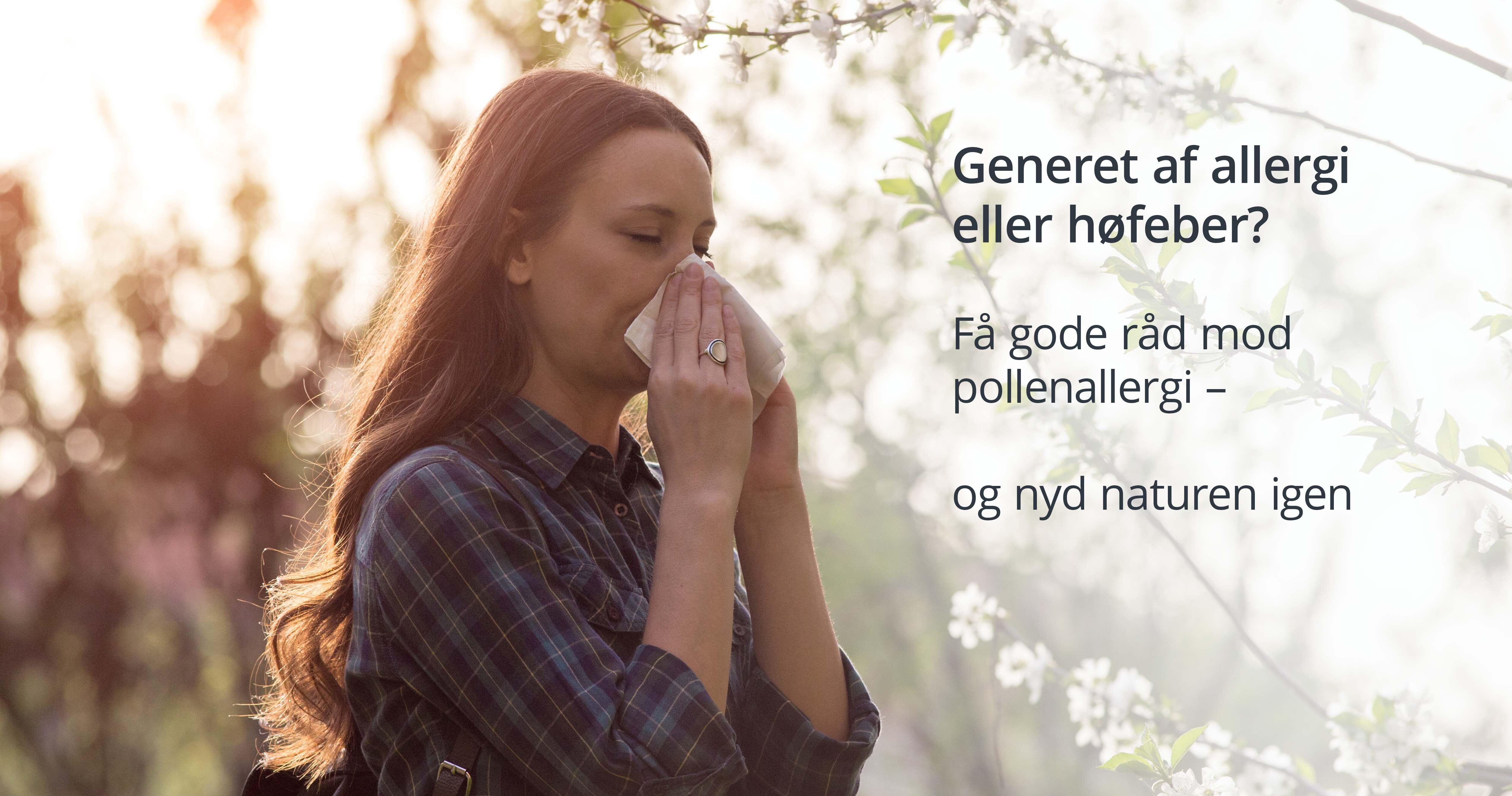 Gode råd mod allergi