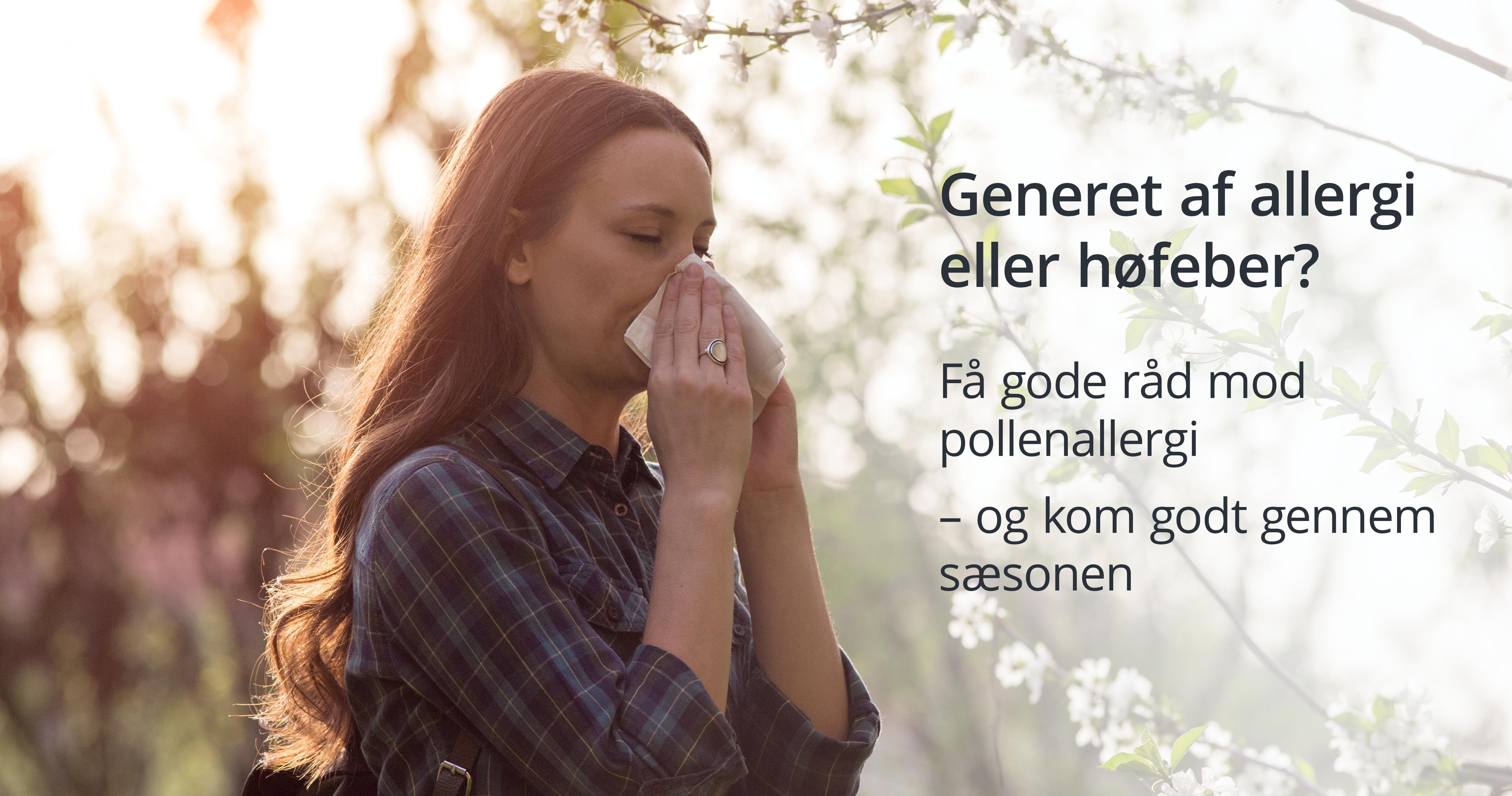 Gode råd mod allergi