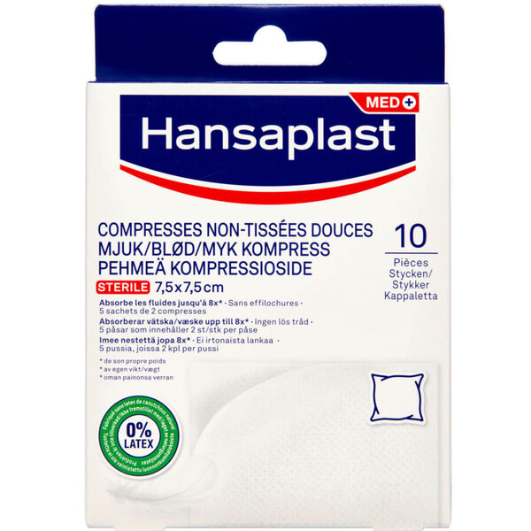 Hansaplast Soft Compress 10 st