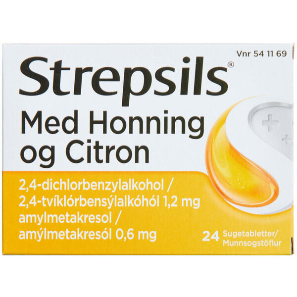 Strepsils honning/citron 24 stk