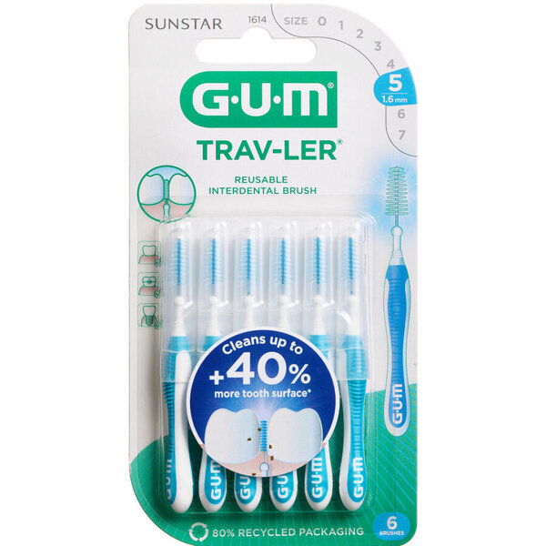 GUM Trav-ler Mellemrumsbørste (1,6 mm)