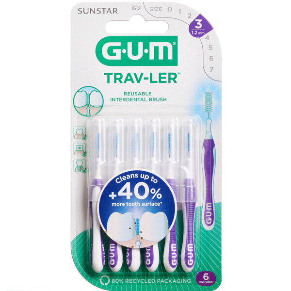 GUM Trav-ler Mellemrumsbørste (1,2 mm)