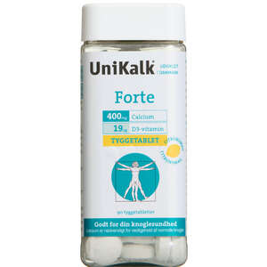 Unikalk Forte Tyggetabletter (90 stk)