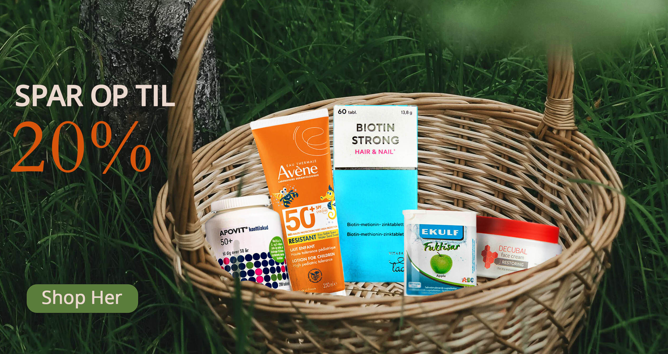 Spar op til 20% på udvalgte favoritter