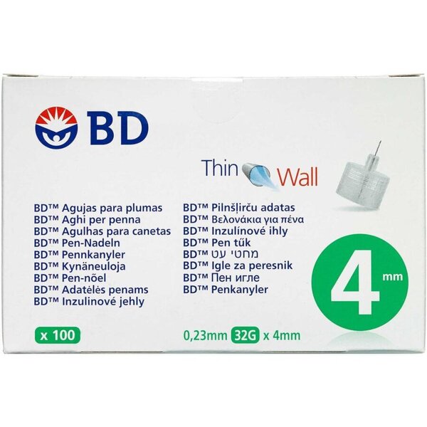 BD Penkanyler 32 G (0,23 mm x  4 mm)
