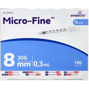 Embecta insulinsprøjte 0,3 ml