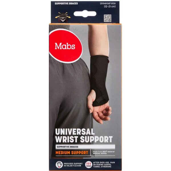 Mabs håndledbandage med Skinne