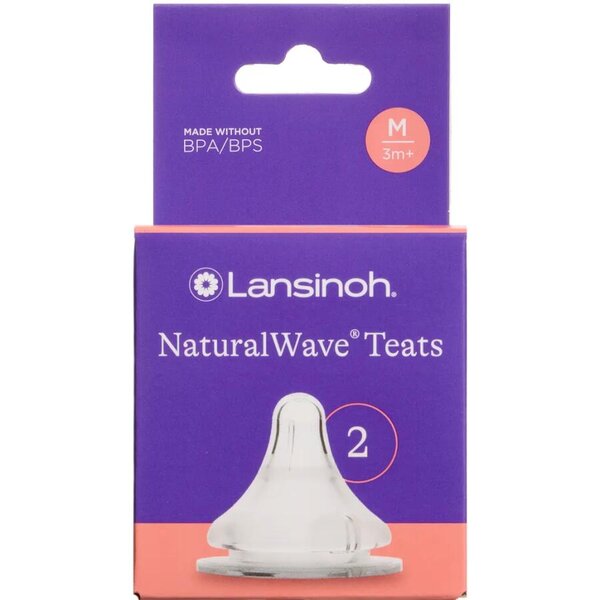 Lansinoh NaturalWave Flaskesut (medium flow)
