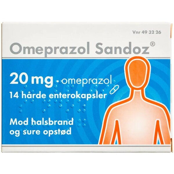 Omeprazol "Sandoz" 20 mg 14 stk