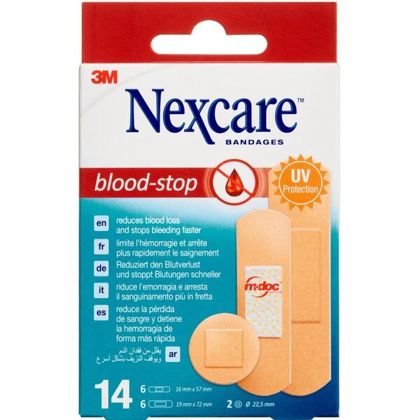 3M Nexcare Blood-Stop Plastre (3 str, 14 stk)